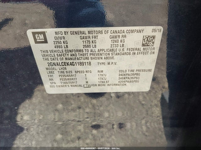 Chevrolet Equinox Lt