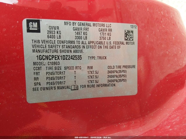 Chevrolet Silverado 1500 Work Truck