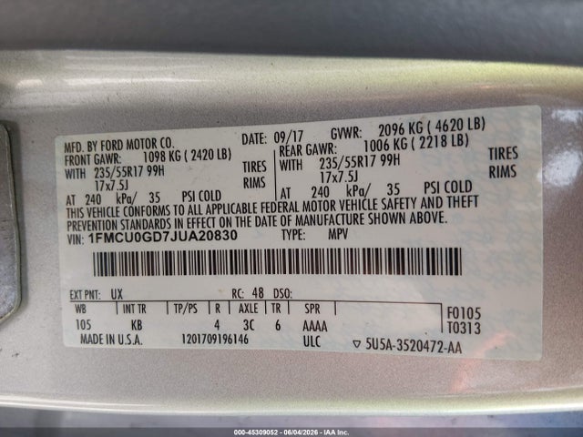 Ford Escape Se