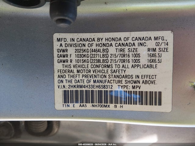Honda CR-V Lx