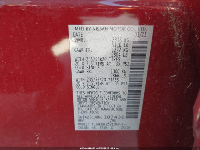 Nissan Murano Sl Fwd