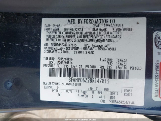 Ford Fusion S