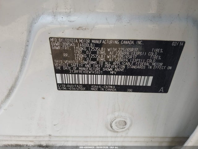 Toyota RAV4 Xle