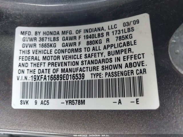 Honda Civic Lx-s