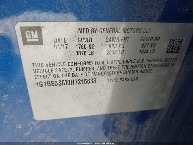 Chevrolet Cruze Lt Auto