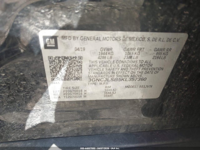 Chevrolet Trax Lt
