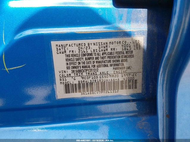 Nissan Sentra Sv Xtronic Cvt