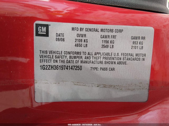 Pontiac G6 Gt