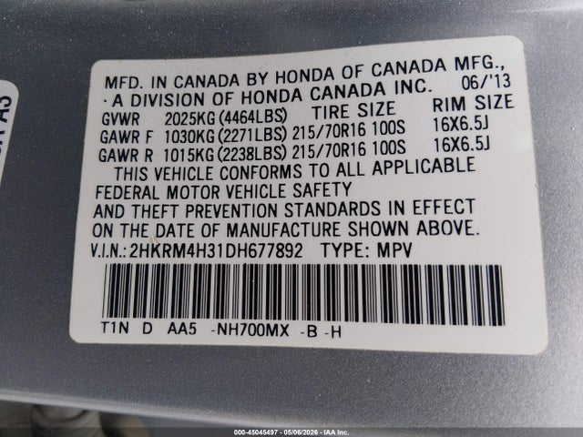 Honda CR-V Lx