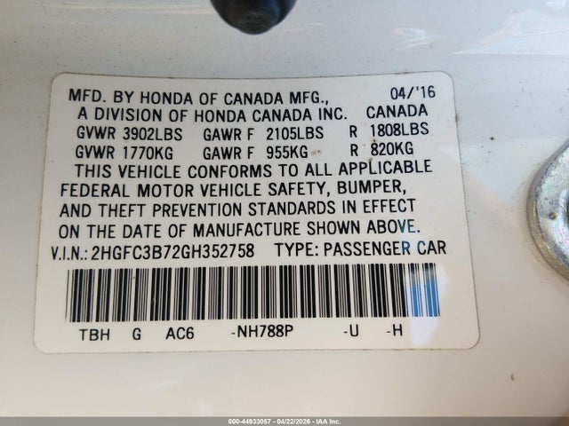 Honda Civic Ex-l
