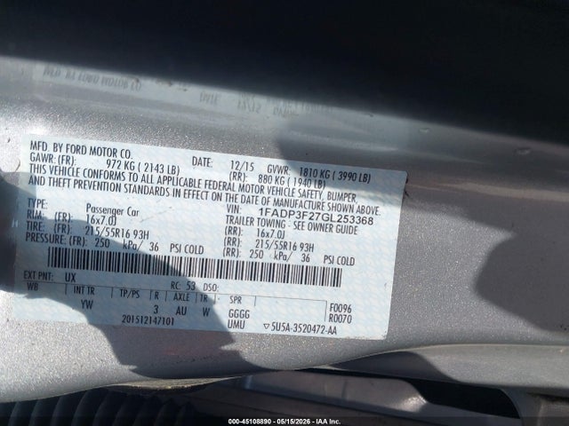 Ford Focus Se