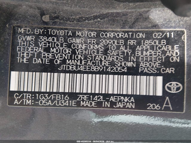 Toyota Corolla Le