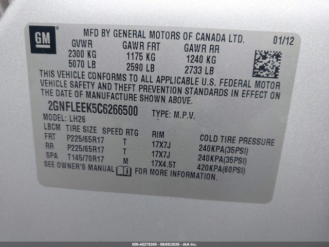 Chevrolet Equinox 1lt