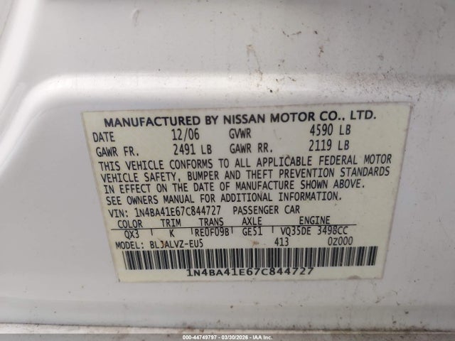 Nissan Maxima 3.5 Se