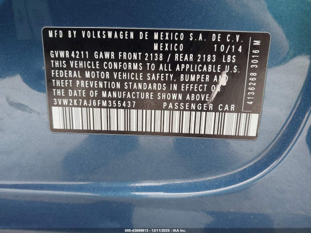 Volkswagen Jetta 2.0l S