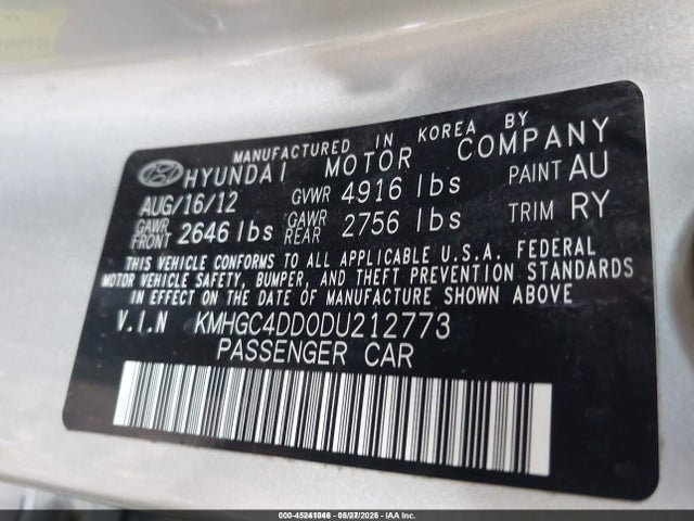 Hyundai Genesis 3.8