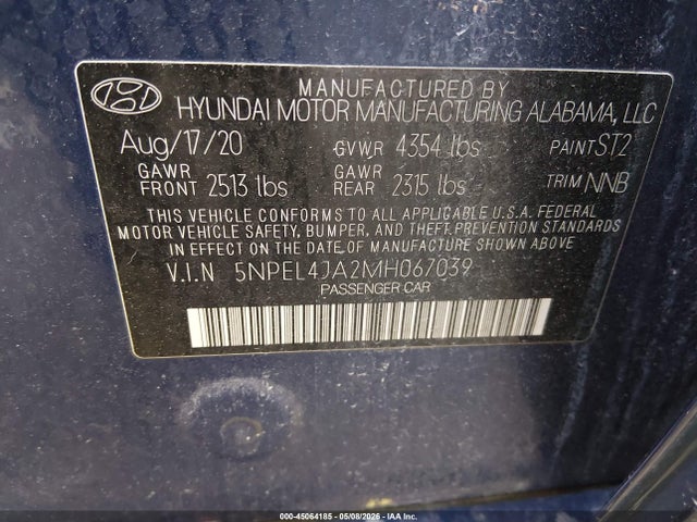 Hyundai SONATA Sel