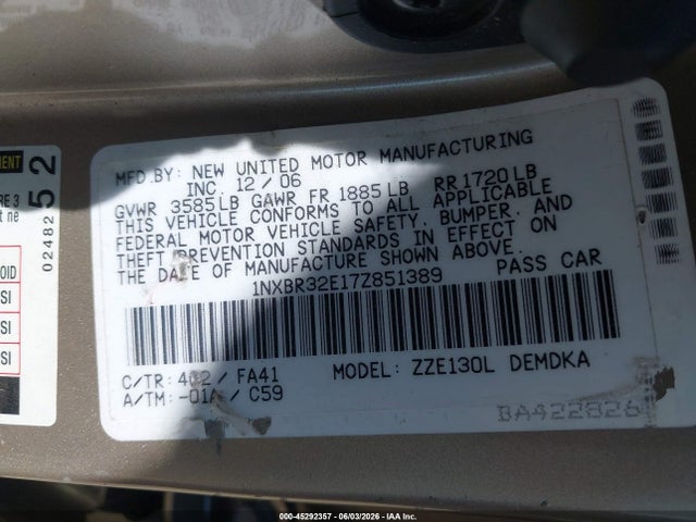 Toyota Corolla Ce