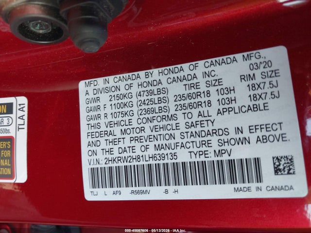 Honda CR-V Awd Ex-l