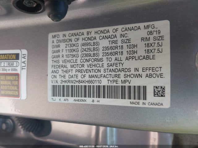 Honda CR-V Ex-l