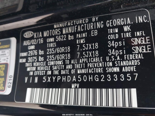 Kia Sorento 3.3l Ex