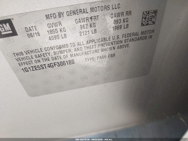 Chevrolet Malibu 1lt