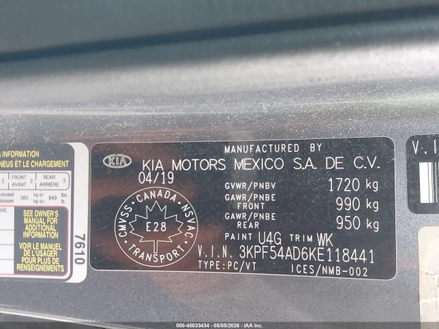 Kia Forte Ex