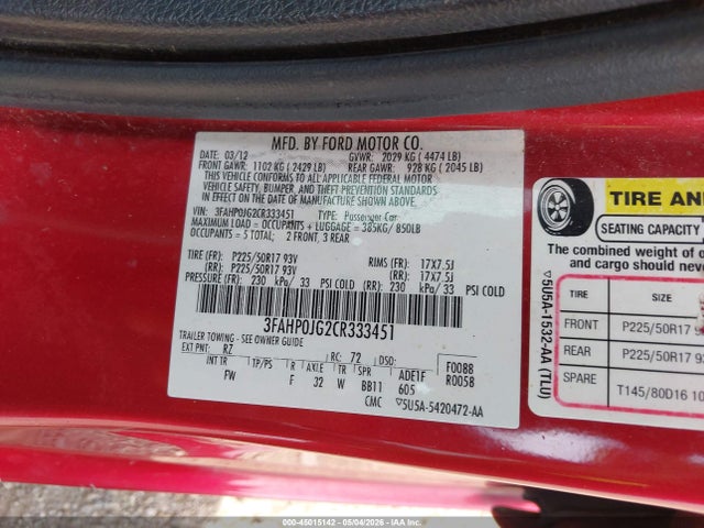 Ford Fusion Sel