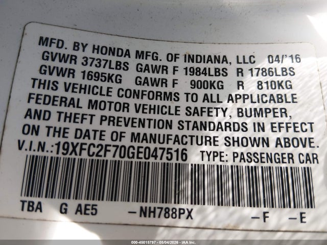 Honda Civic Ex