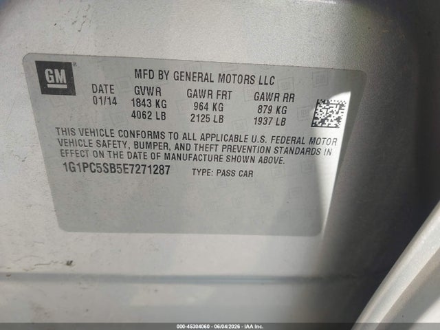 Chevrolet Cruze 1lt Auto
