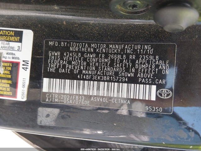 Toyota Camry Le