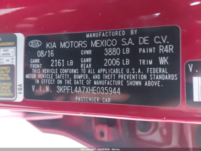 Kia Forte S