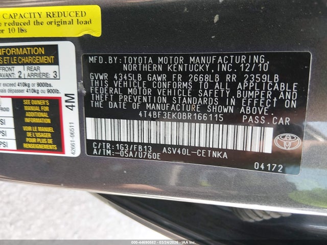 Toyota Camry Le