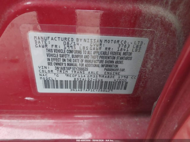 Nissan Sentra Sv
