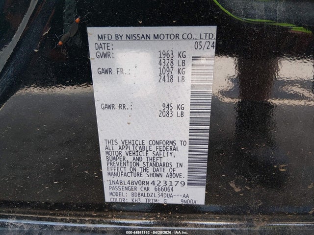 Nissan Altima S Fwd