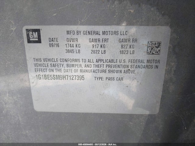 Chevrolet Cruze Lt Auto