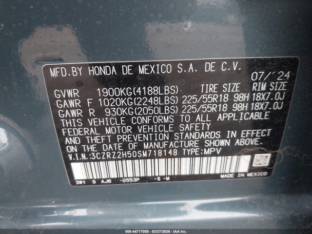 Honda HR-V Awd Sport