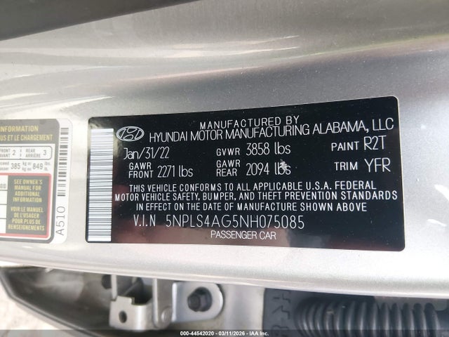 Hyundai ELANTRA Sel