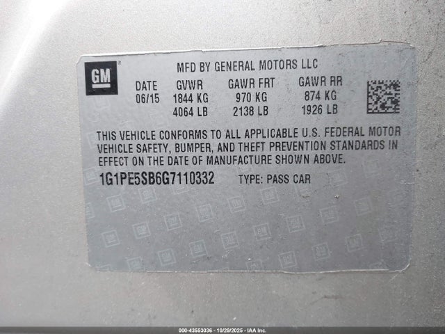 Chevrolet Cruze 1lt Auto