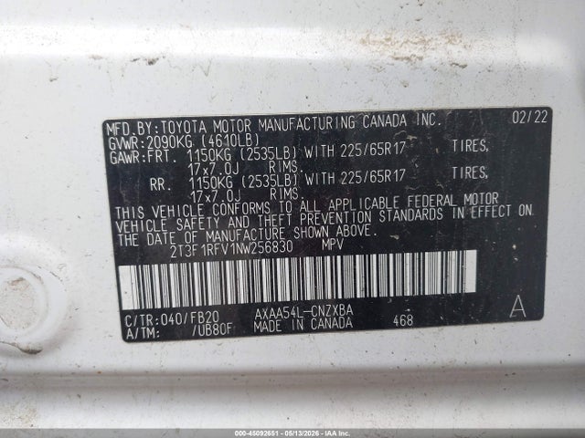 Toyota RAV4 Le