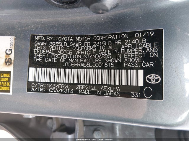 Toyota Corolla Le