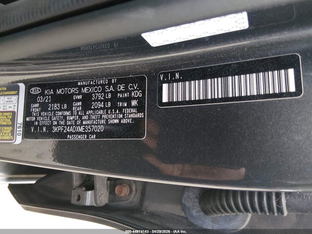 Kia Forte Lxs