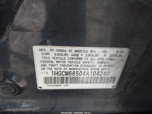 Honda Accord 3.0 Ex