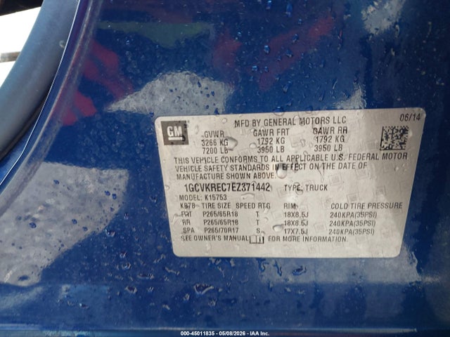 Chevrolet Silverado 1500 1lt