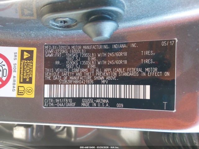 Toyota Highlander Le