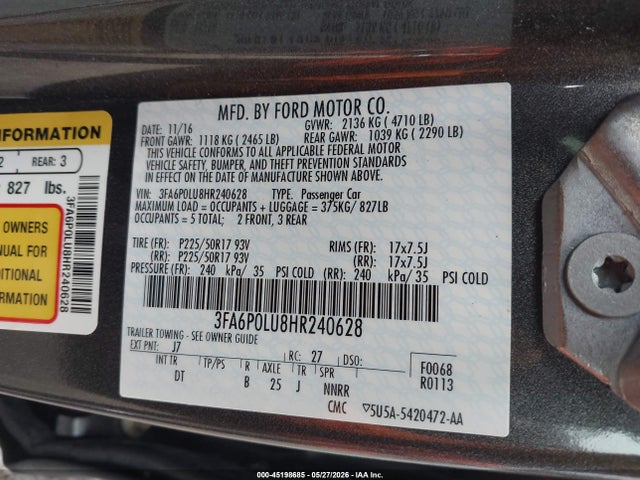 Ford Fusion Se