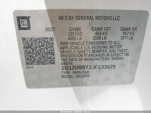Chevrolet Malibu Lt