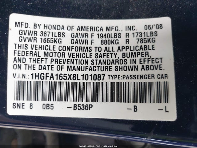 Honda Civic Lx