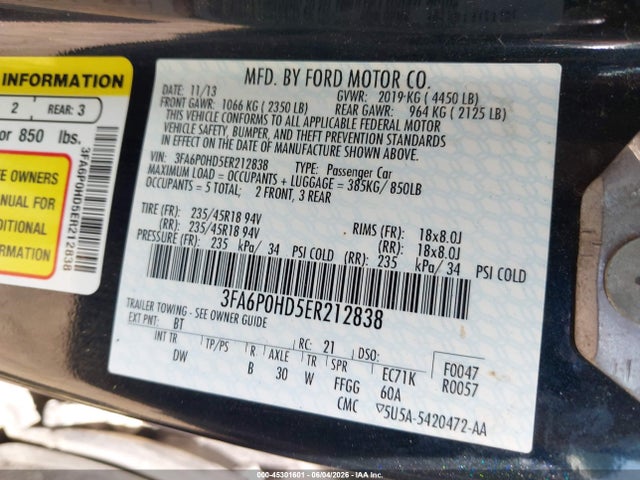 Ford Fusion Se