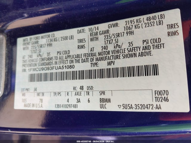 Ford Escape Se